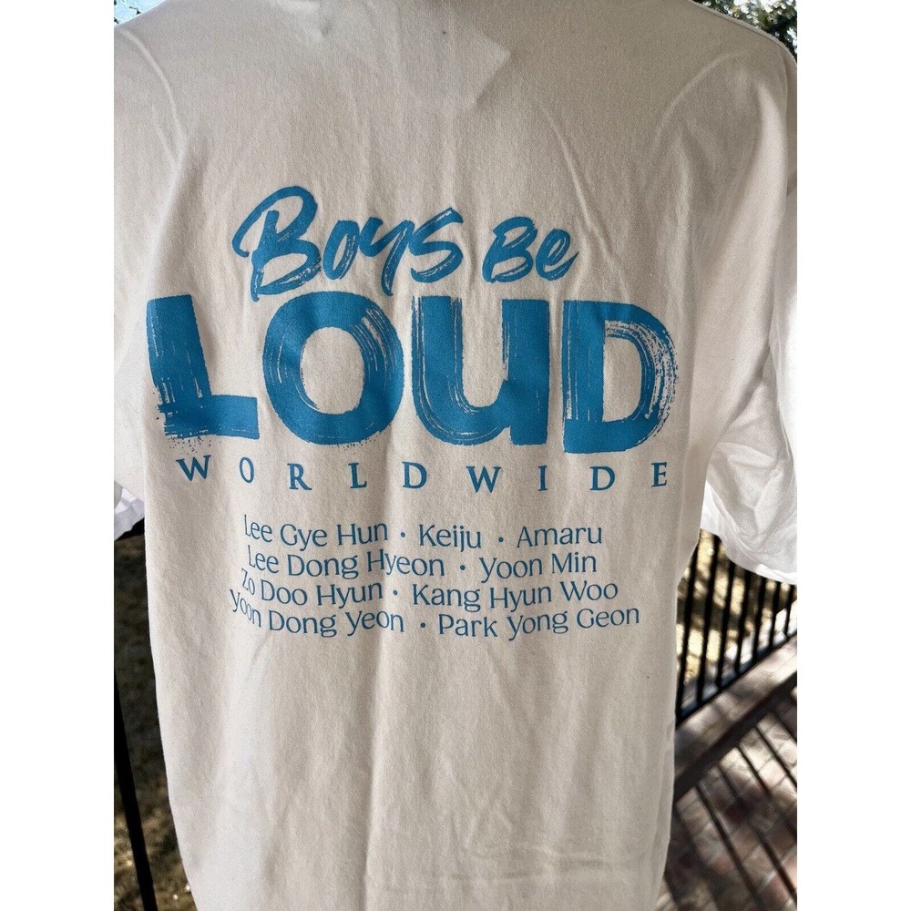 Loud X Be Loud Band White T-Shirt Size Large Men or Women's